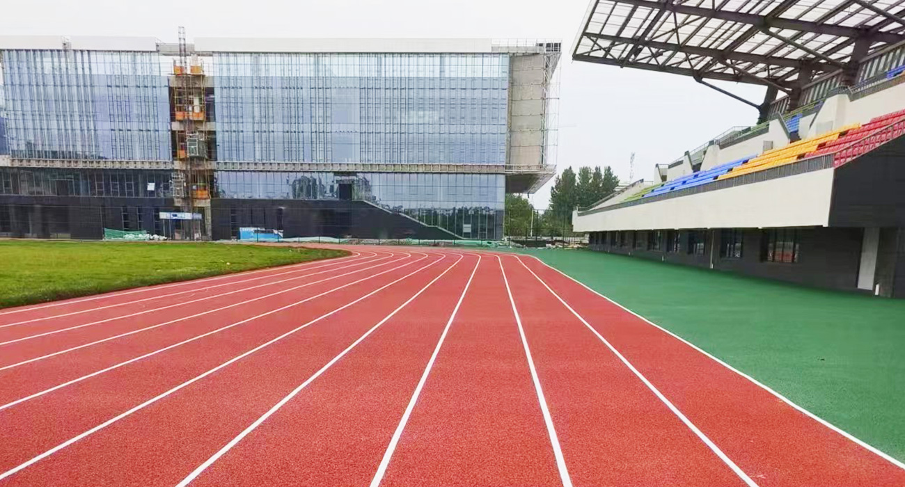 安徽阜阳利辛体育馆混合型跑道